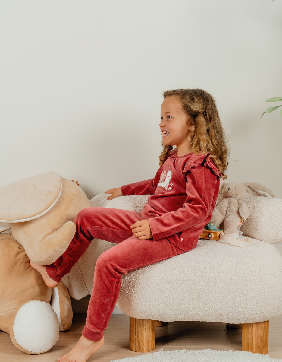 Pyjama bébé, velours