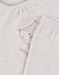 2-delige pyjama uit fluweel, lichtroze