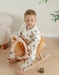 Velvet pyjama set with zebra print
