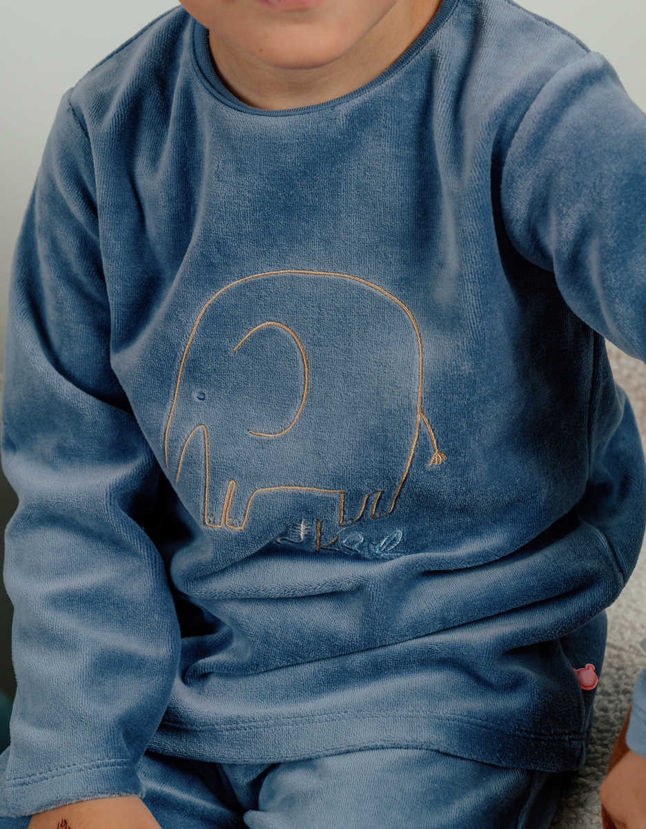 Velvet pyjamas, elephant