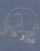 Velvet pyjamas, elephant