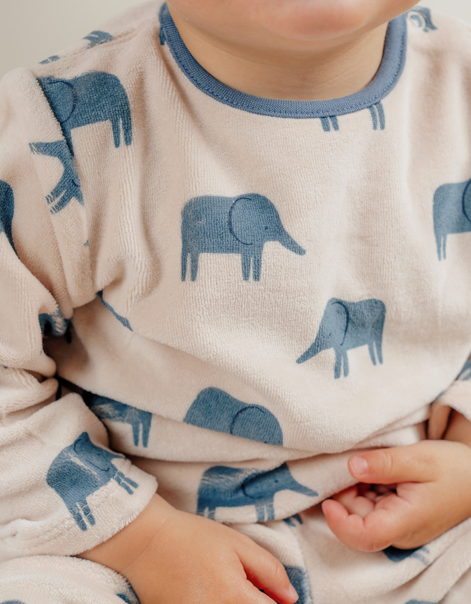 Velvet pyjamas, elephant