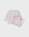 Velvet pyjama set with elephant print
