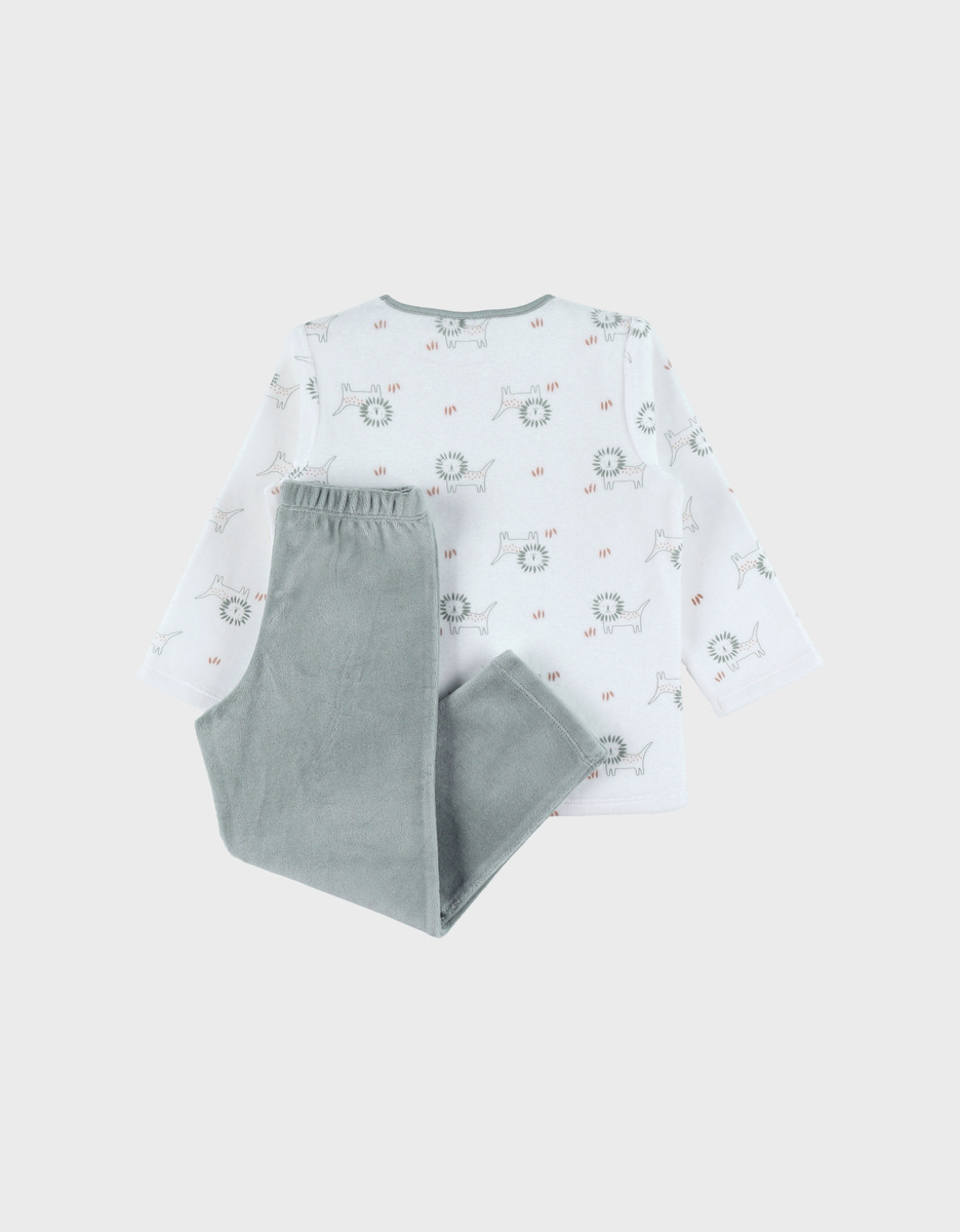 Corduroy velvet pyjamas, lion