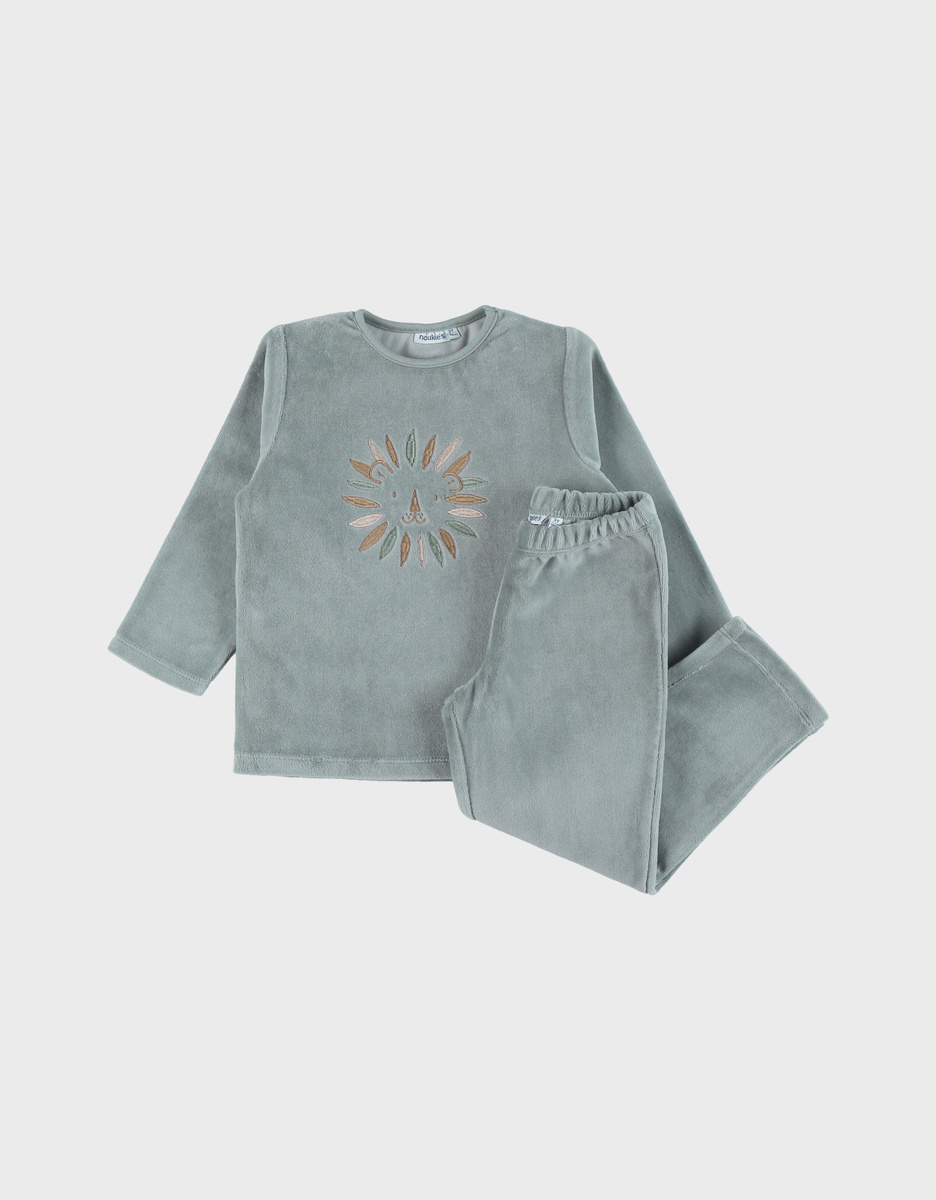 Corduroy velvet pyjamas, lion