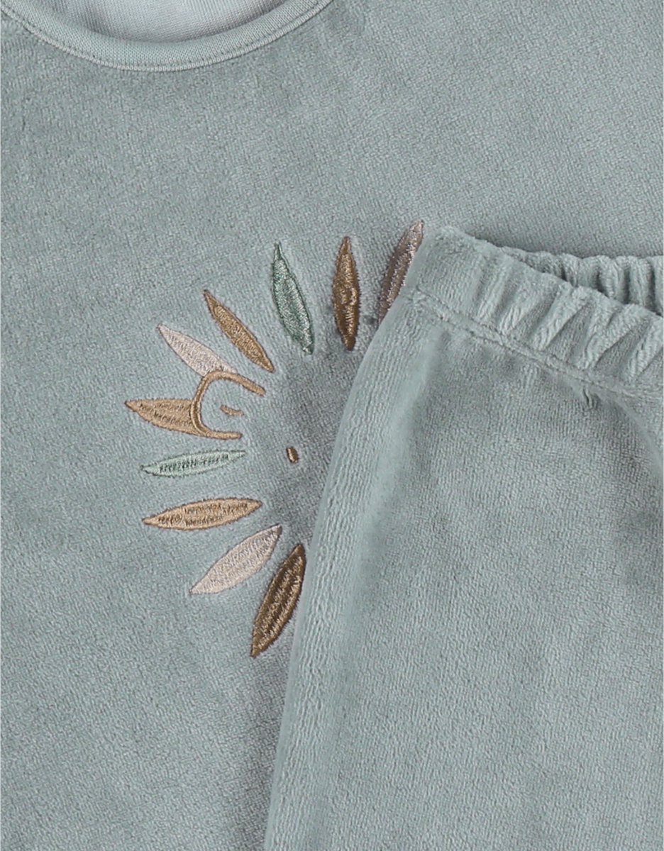 Corduroy velvet pyjamas, lion