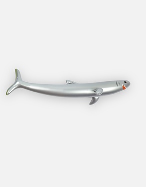 Requin gonflable, gris