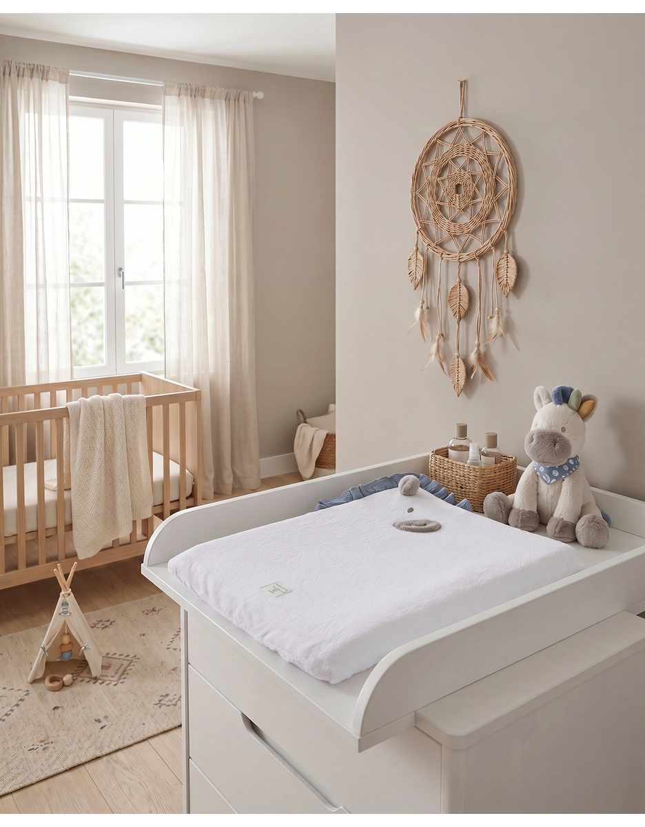 Changing pad with terry cover