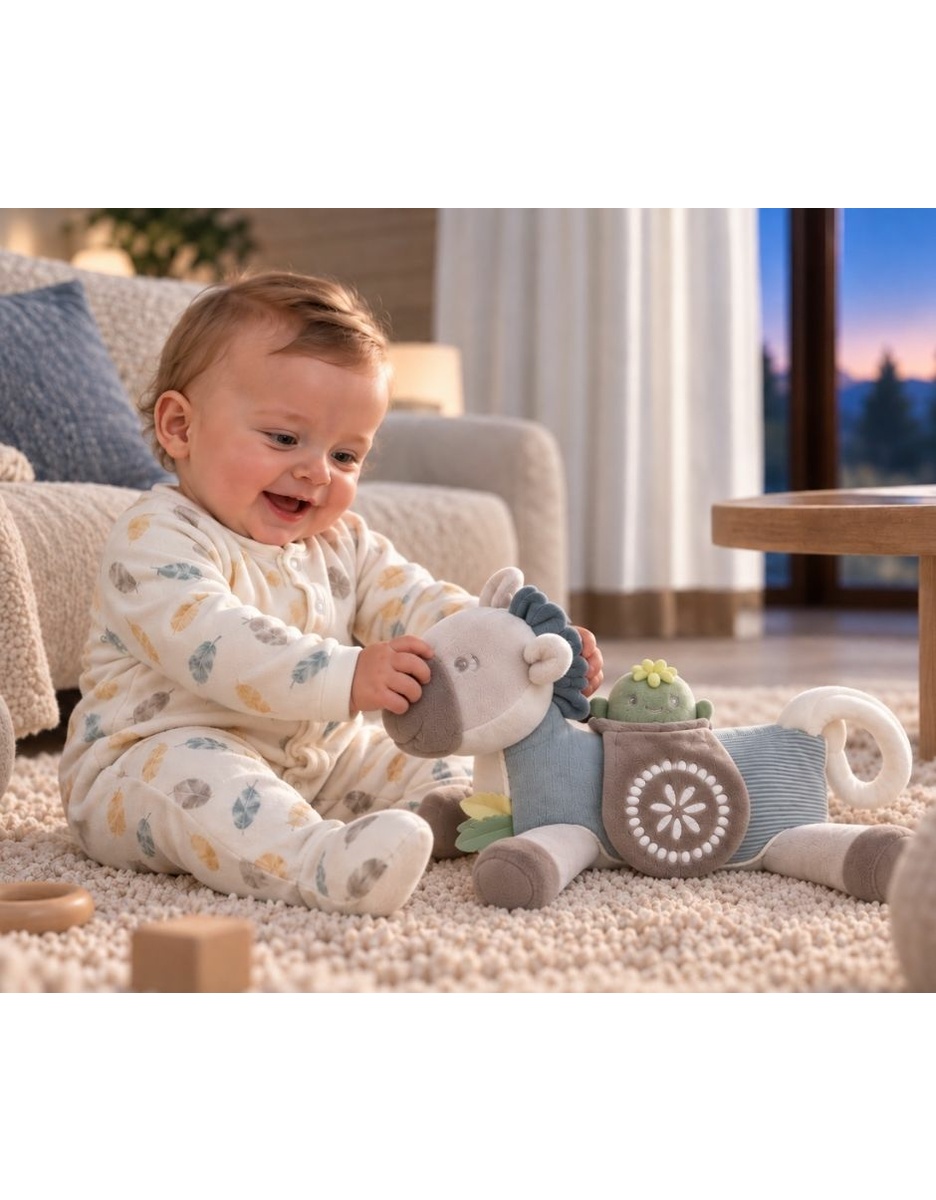 Peluche d'activités poney Lino