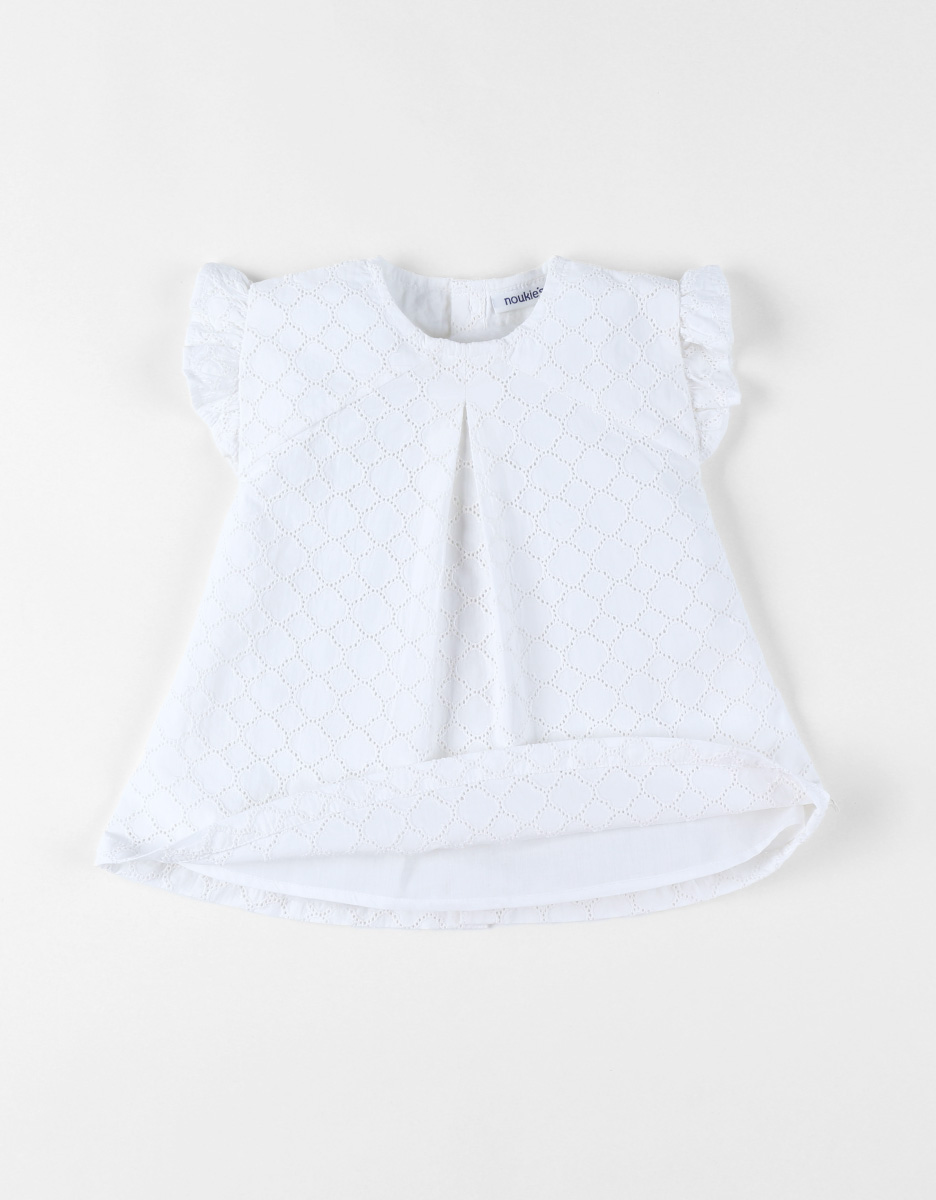 Robe avec bloomer, Broderie Anglaise