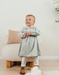 Ensemble robe et legging en coton avec broderie florale