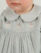 Ensemble robe et legging en coton avec broderie florale
