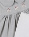 Ensemble robe et legging en coton avec broderie florale