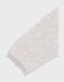 Robe en tricot beige clair avec motif floral