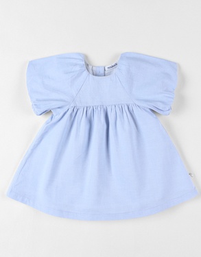 Chambray jurk, lichtblauw