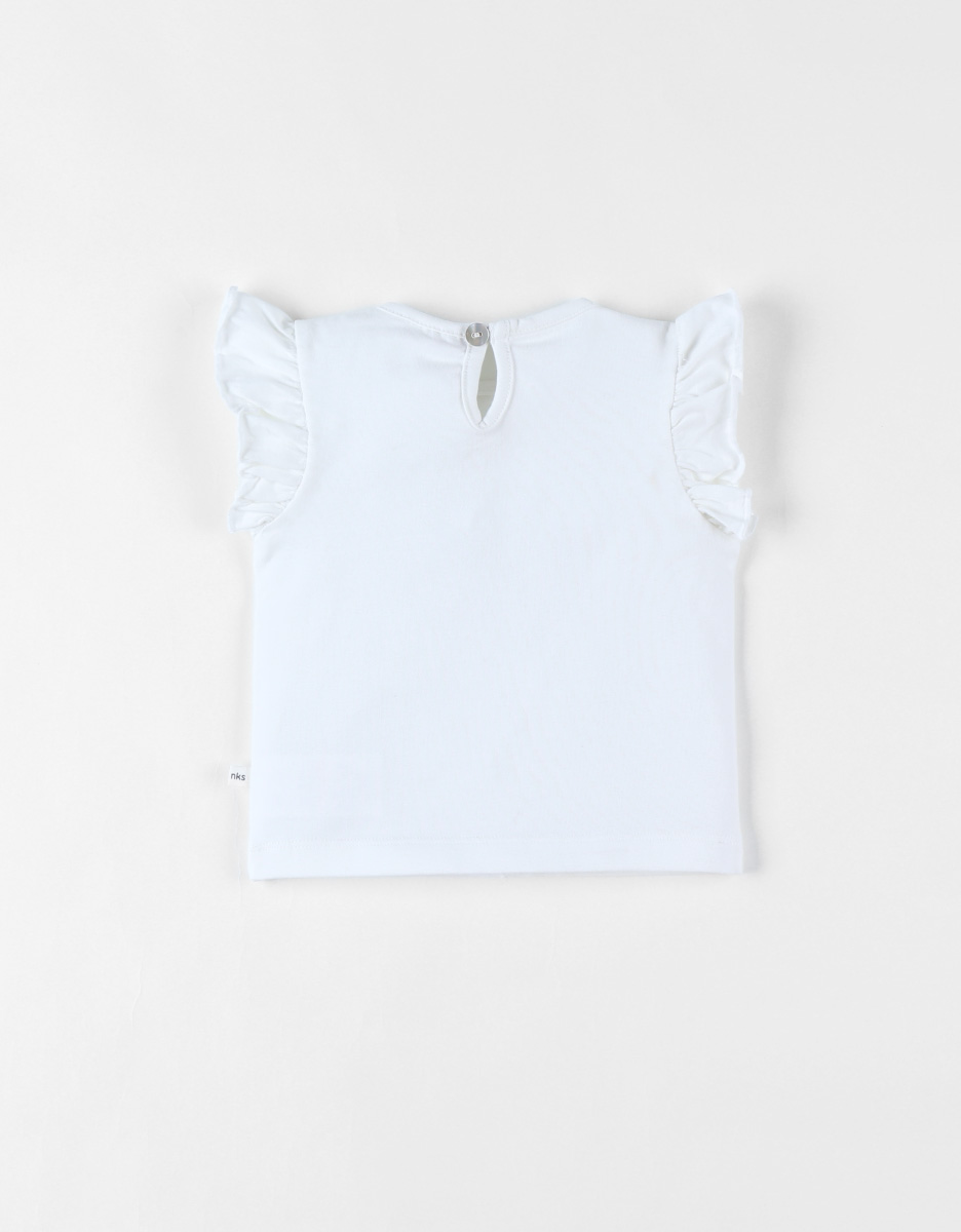 T-shirt koala à courtes manches, écru