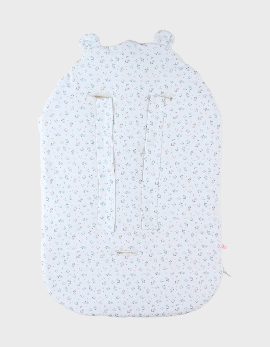 Sleeping bag in jersey with sherpa lining