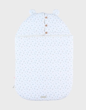 Babynest in jersey met een sherpa voering