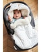 Babynest in jersey met een sherpa voering