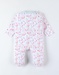Jersey 1-delige pyjama met bloemenprint, ecru/meerkleurig