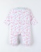 Pyjama 1 pièce fleuri en jersey, écru/multicolore