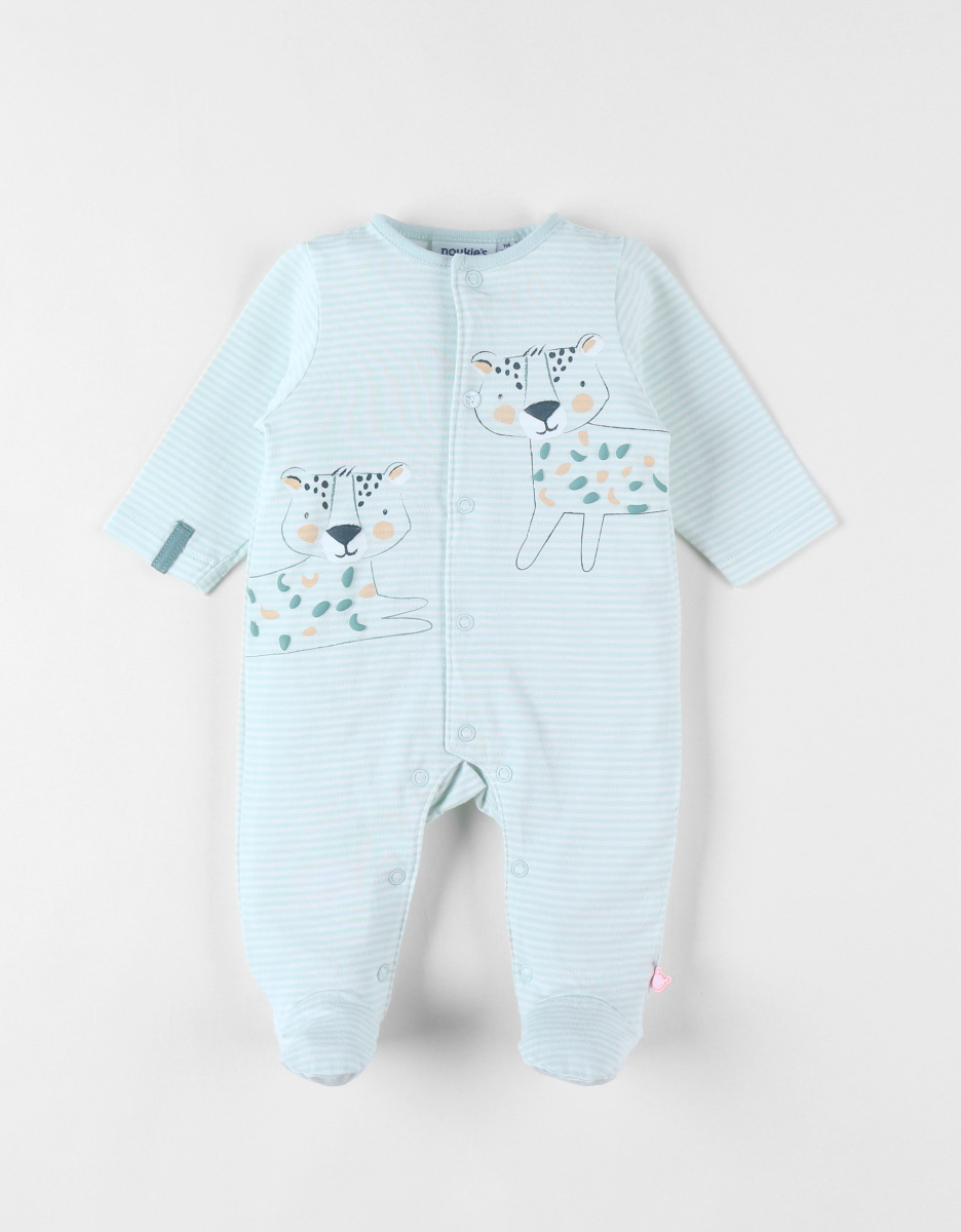 Pyjamas Savanna, Striped Jersey - Leopard