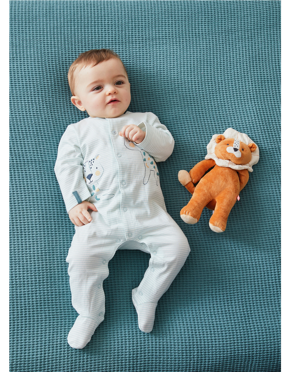 Pyjamas Savanna, Striped Jersey - Leopard