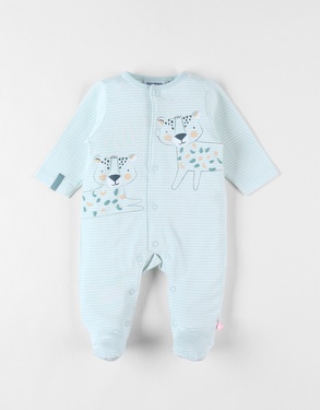 Pyjamas Savanna, Striped Jersey - Leopard