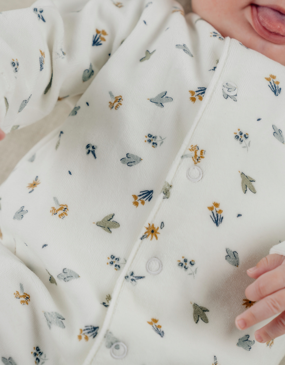 Set van 2 baby pyjama’s van velours
