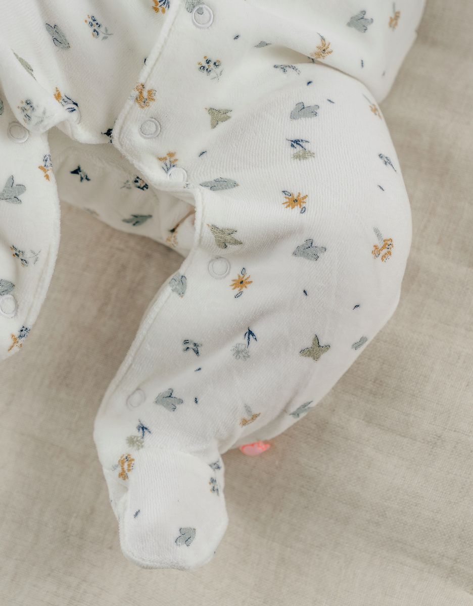 Set van 2 baby pyjama’s van velours
