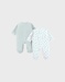 Set van 2 baby pyjama’s van velours
