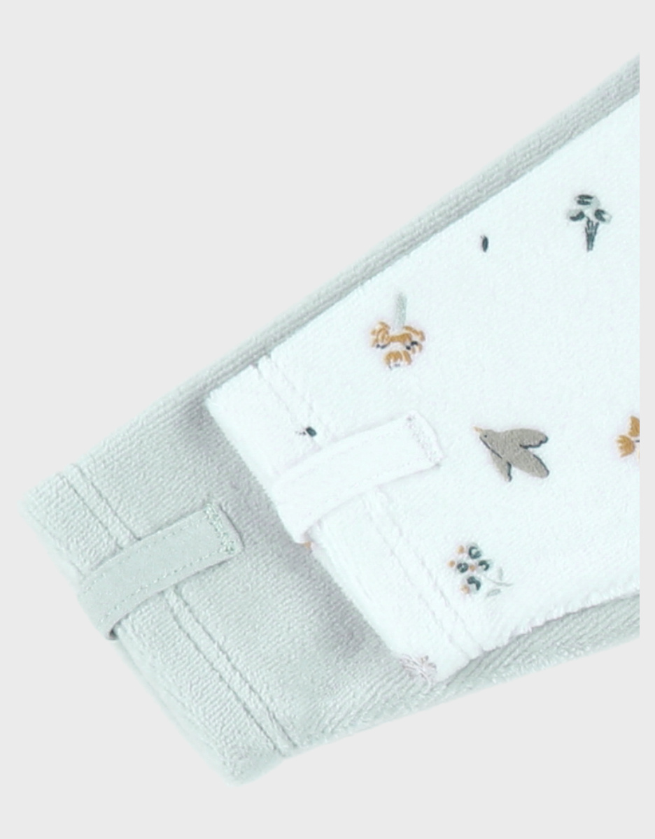 Set of 2 baby pyjamas in velour
