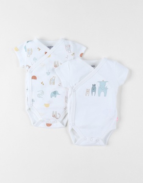 Set de 2 Bodys, Coton