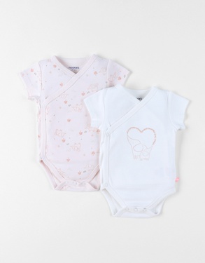 Set de 2 Bodys, Coton