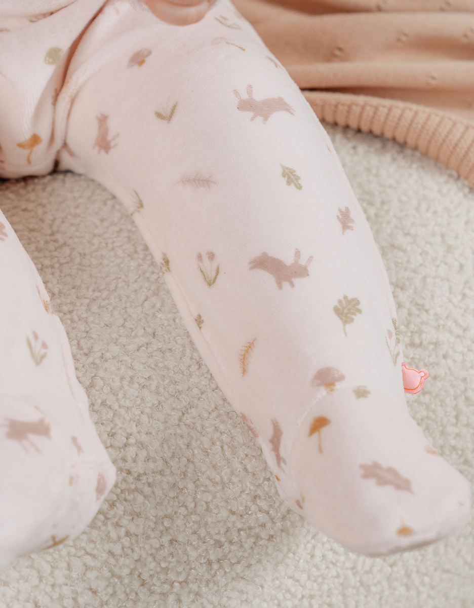 Lot de 2 pyjamas bébé en velours doux