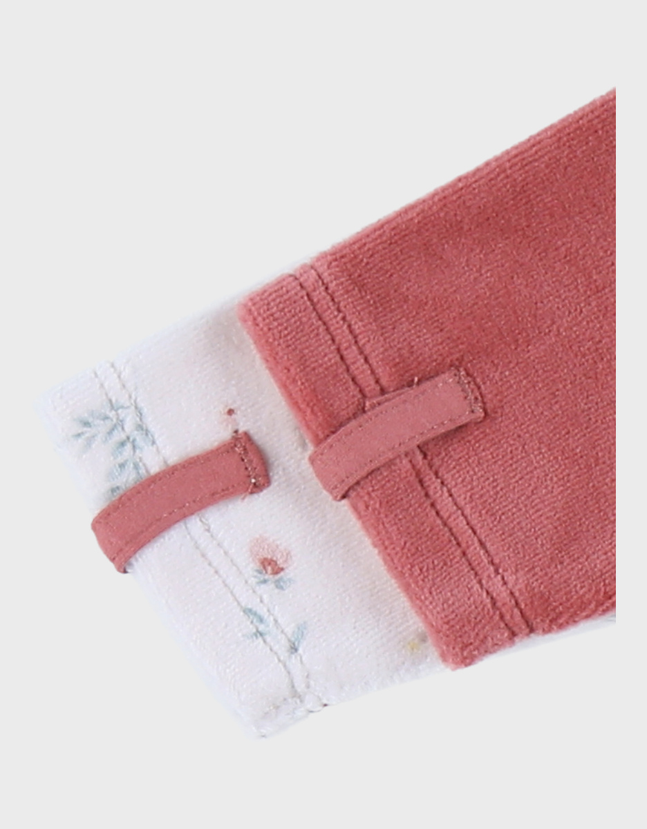Lot de 2 pyjamas bébé en velours doux