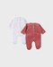 Lot de 2 pyjamas bébé en velours doux
