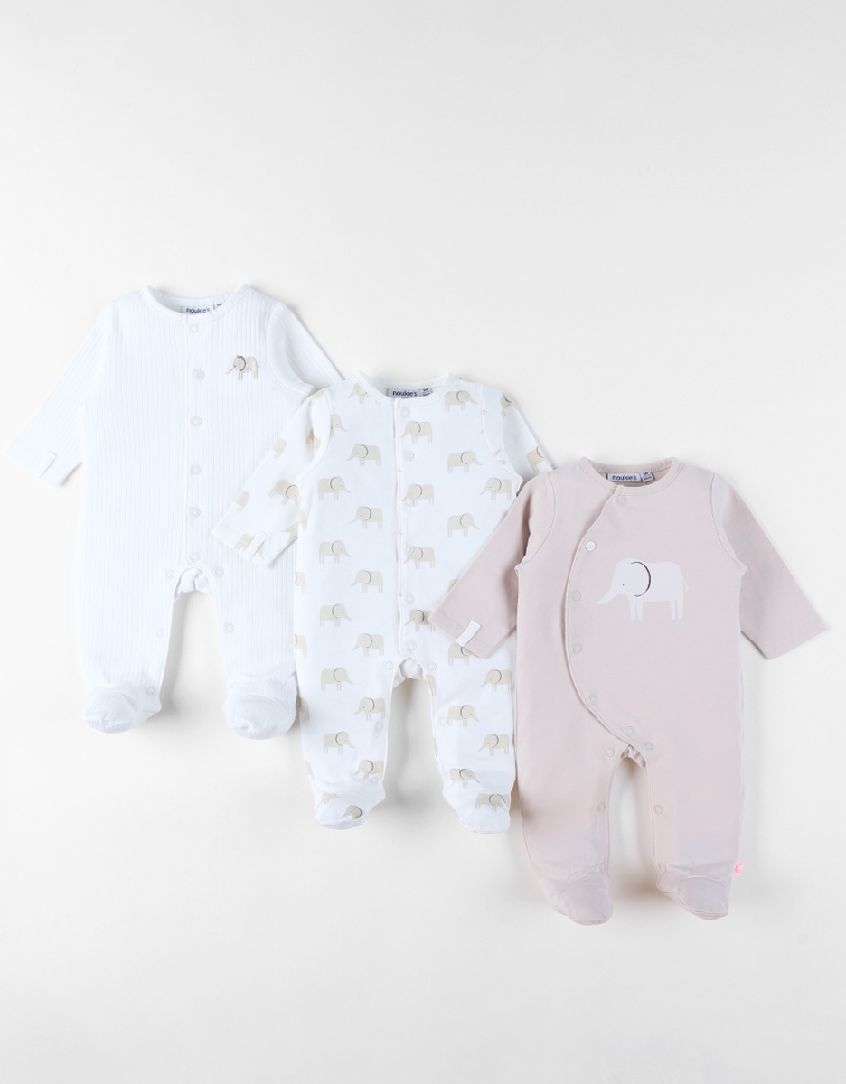 Set de 3 Pyjamas bébé, Jersey