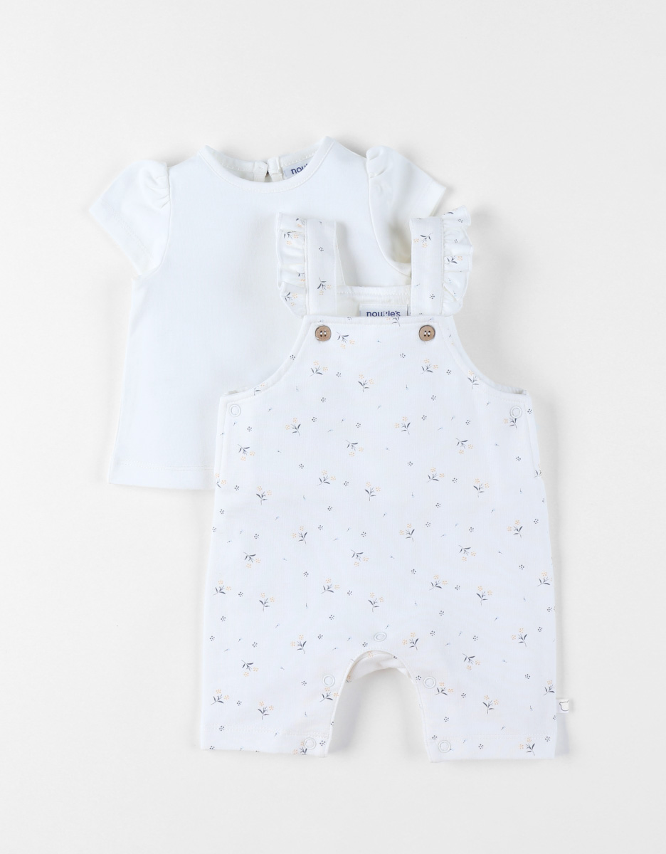 Set Dungarees with T-shirt, Cotton