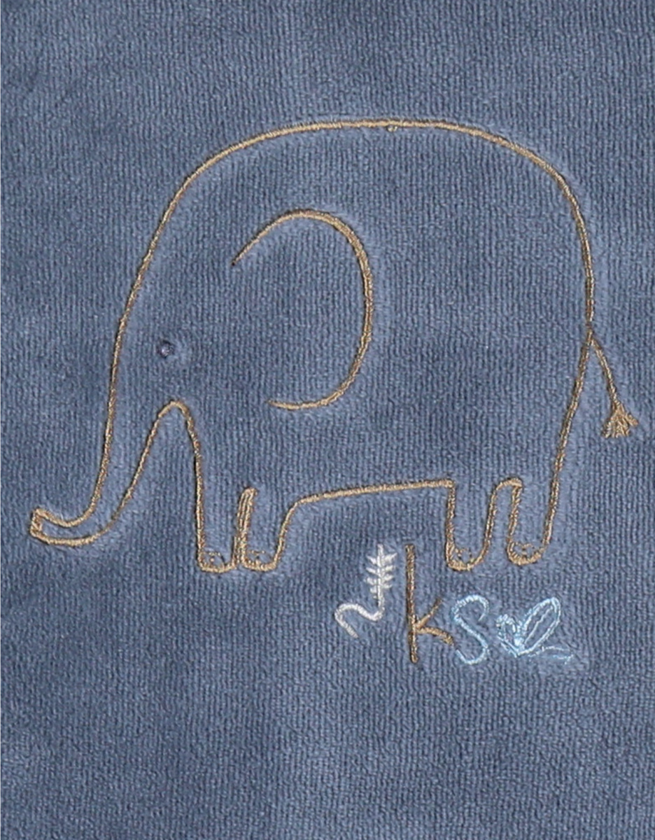 Set of 2 soft velour baby pyjamas  