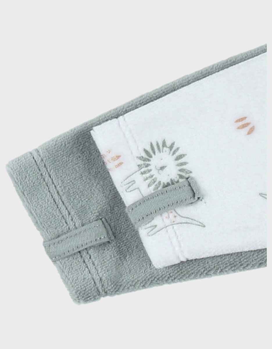 Set of 2 soft velour baby pyjamas  