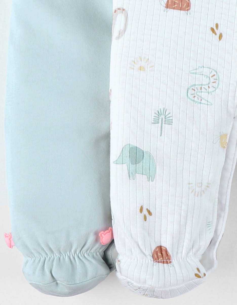 Set of 2 Baby Pyjamas, Jersey