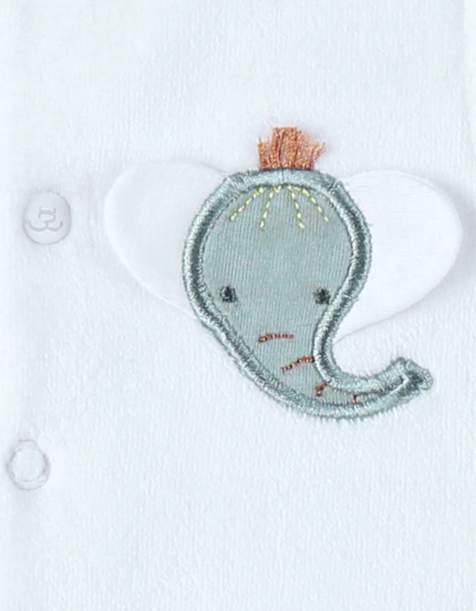 Pack of 2 Baby Pyjamas, Velvet