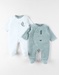 Pack of 2 Baby Pyjamas, Velvet