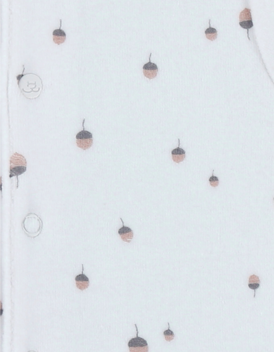 Set of 2 baby pyjamas in velvet
