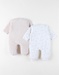 Set of 2 Baby Pyjamas, Velvet