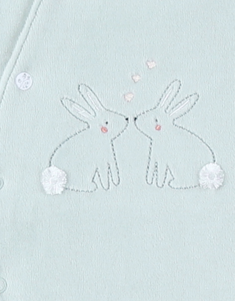 Pack of 2 Baby Pyjamas, Velvet