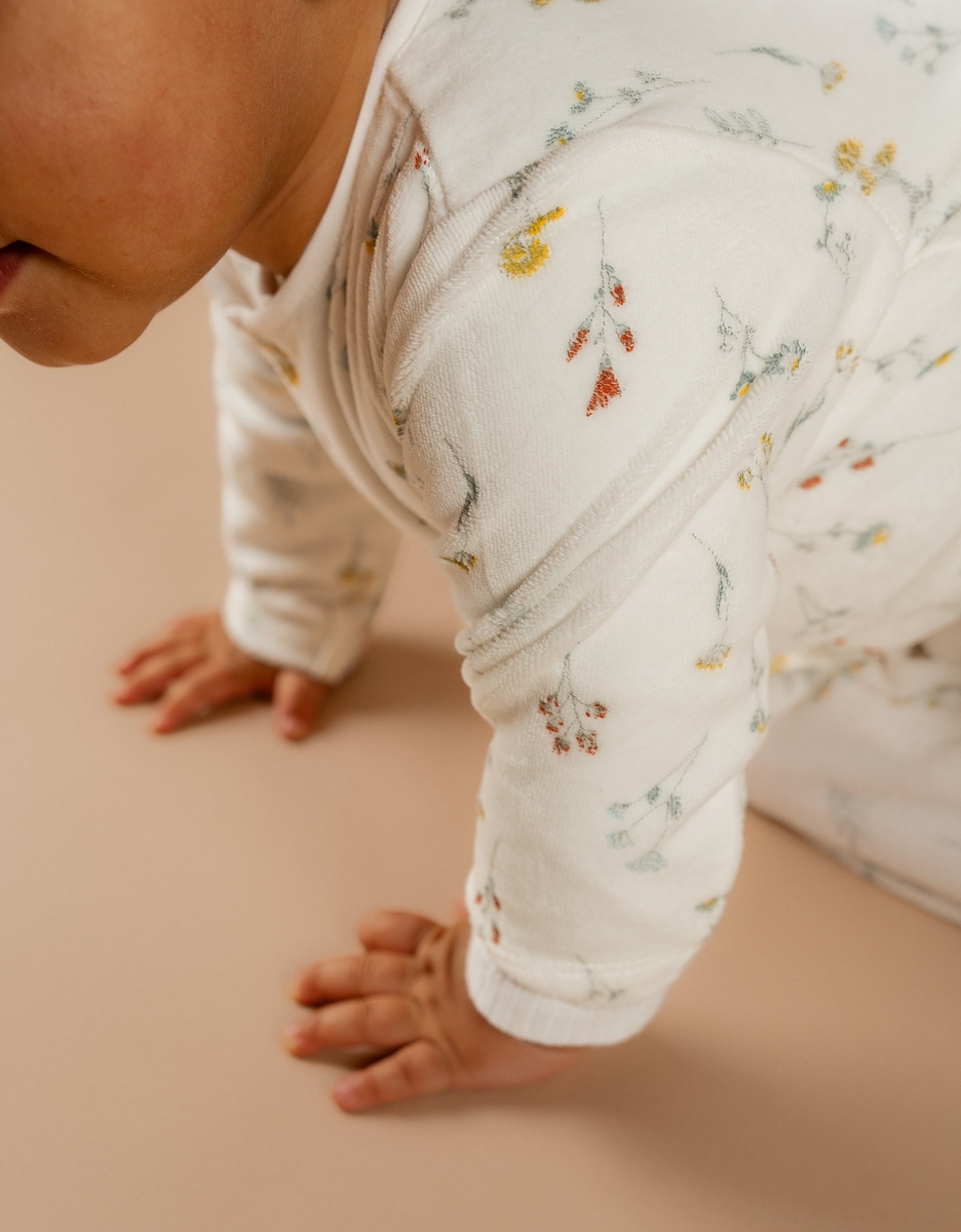 Pack of 2 Baby Pyjamas, Velvet