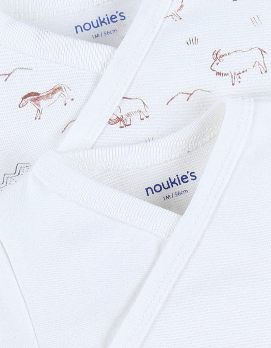 Set of 2 cotton bodysuits
