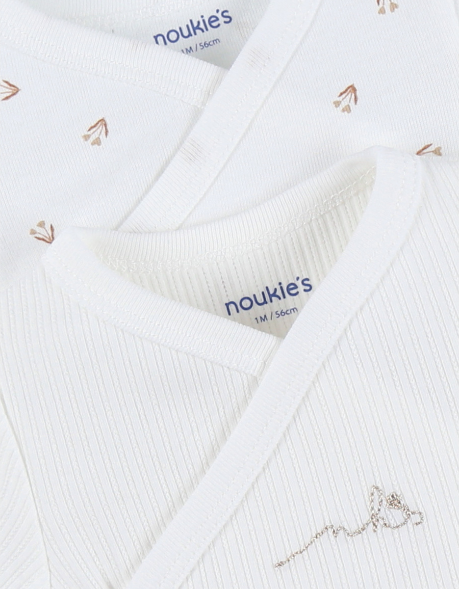 Set of 2 cotton bodysuits
